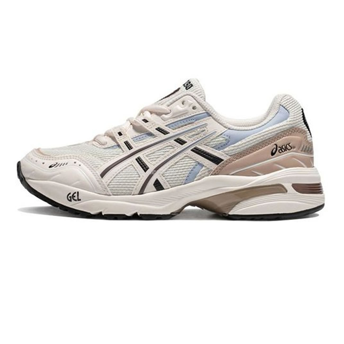 Asics Gel 1090 Grey Beige Birch French Blue White Sage Silver Cream Brown Silver Cream Gray Blue (13) - newkick.app